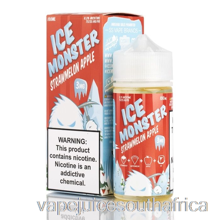 Vape Juice South Africa Ice Strawmelon Apple - Ice Monster - 100Ml 0Mg